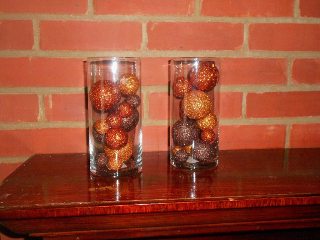 Glitter Styrofoam Balls