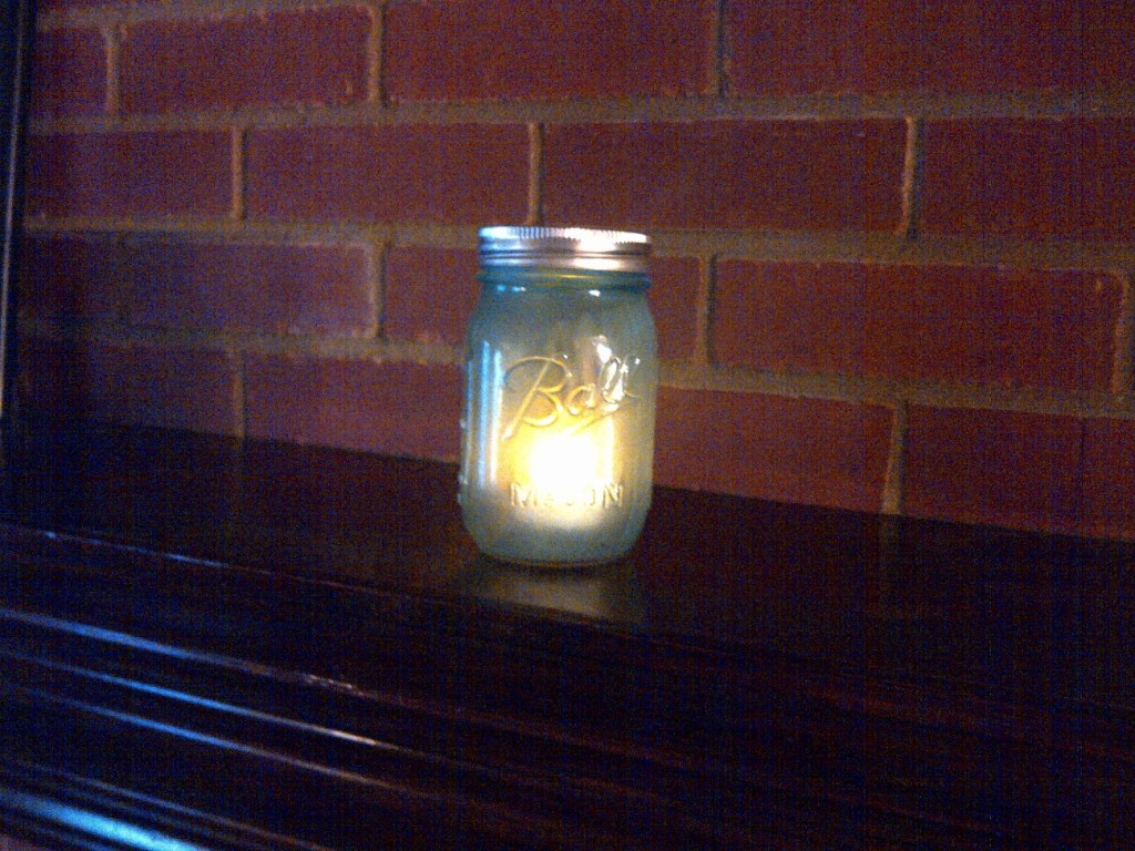 Mason Jar + Tea&nbsp;Light
