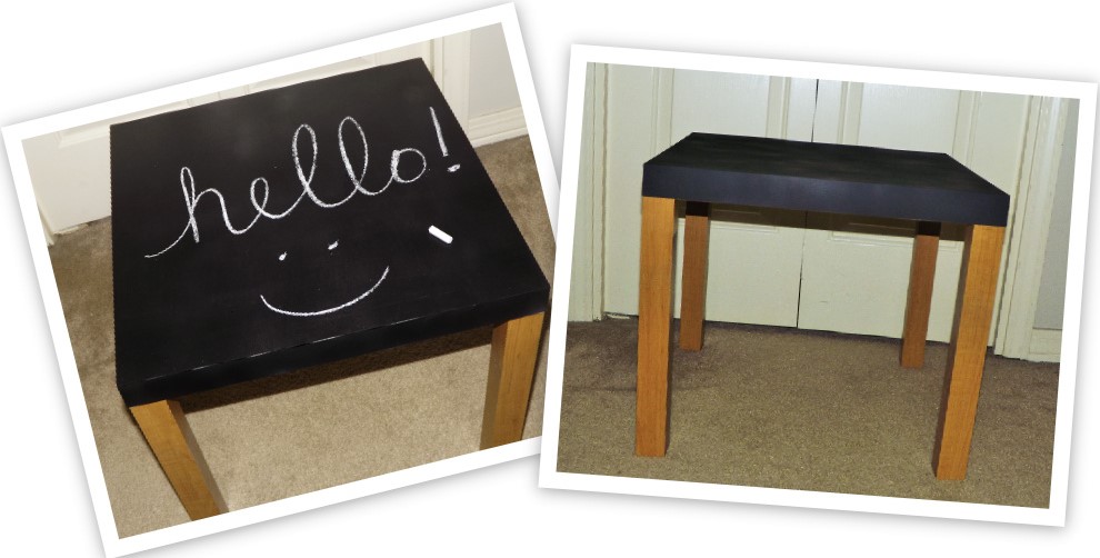 Chalkboard Table