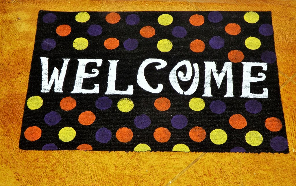 DIY Halloween Mat