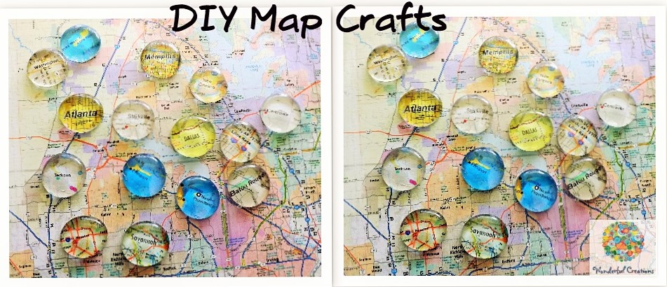 DIY Map Crafts
