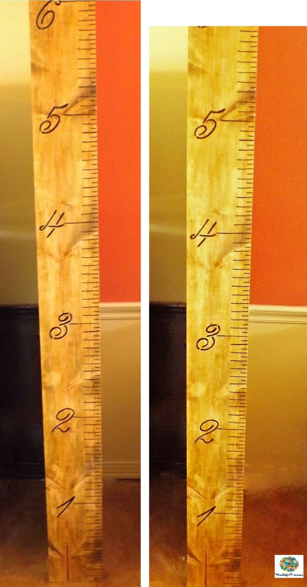 DIY Growth Chart&nbsp;Ruler