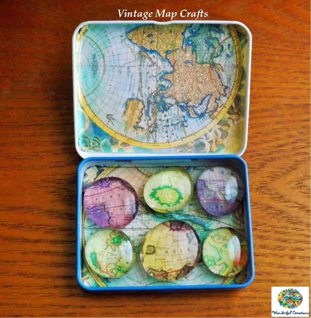 Craft Roundup: Map Crafts – Wonderful Creations