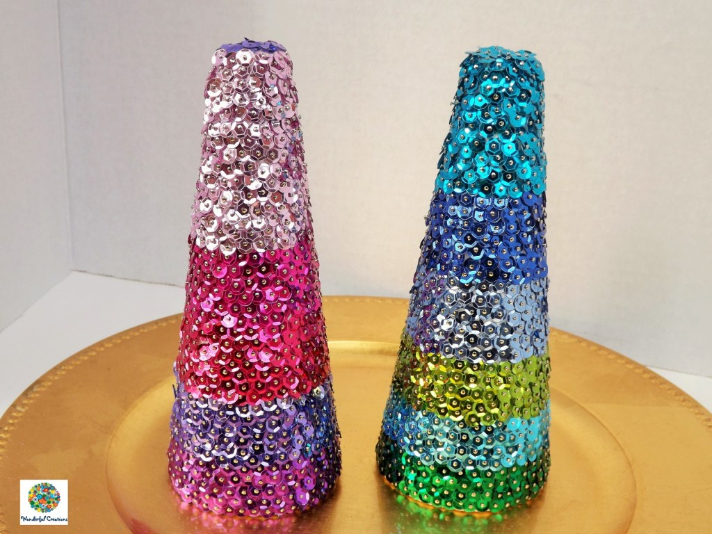 Sequin Christmas Trees