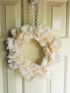 Crepe Flower Wreath 2