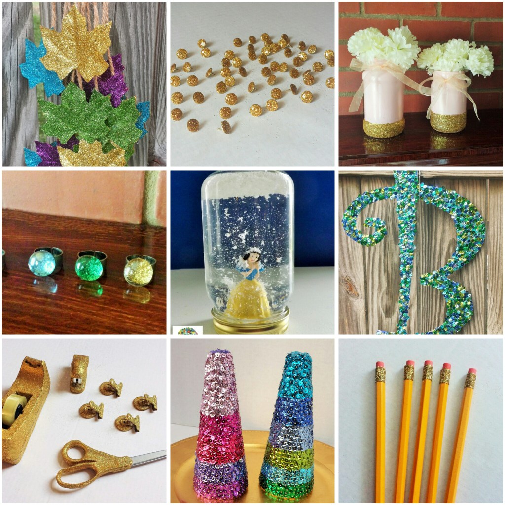 Craft Roundup: 10 Shimmery and Sparkly&nbsp;Crafts