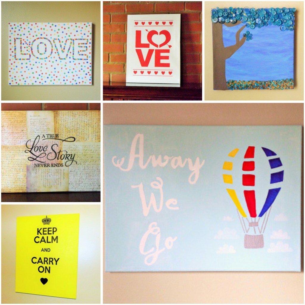 Craft Roundup: DIY Canvas&nbsp;Art