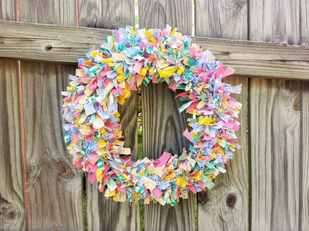 Fabric Strip Wreath