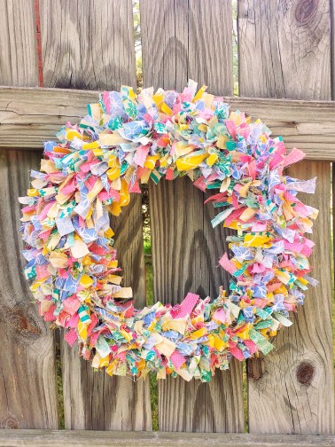 fabric wreath 6