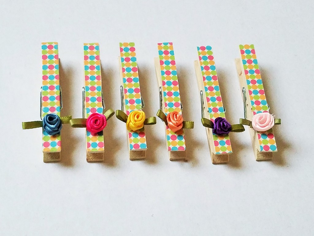 Embellished Clothespins