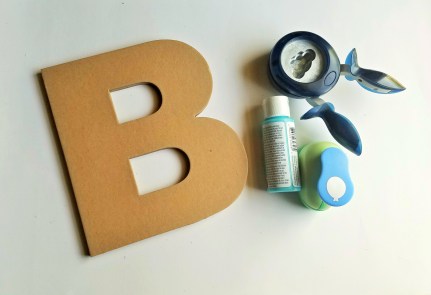 Chipboard Letter 1