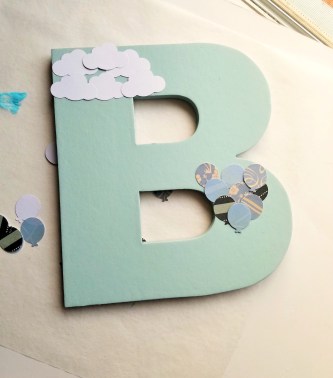 Chipboard Letter 3