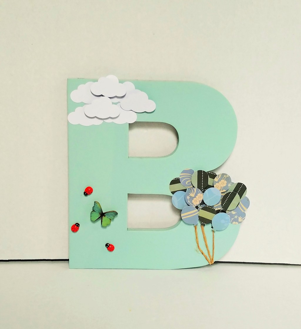 Decorate a Chipboard&nbsp;Letter