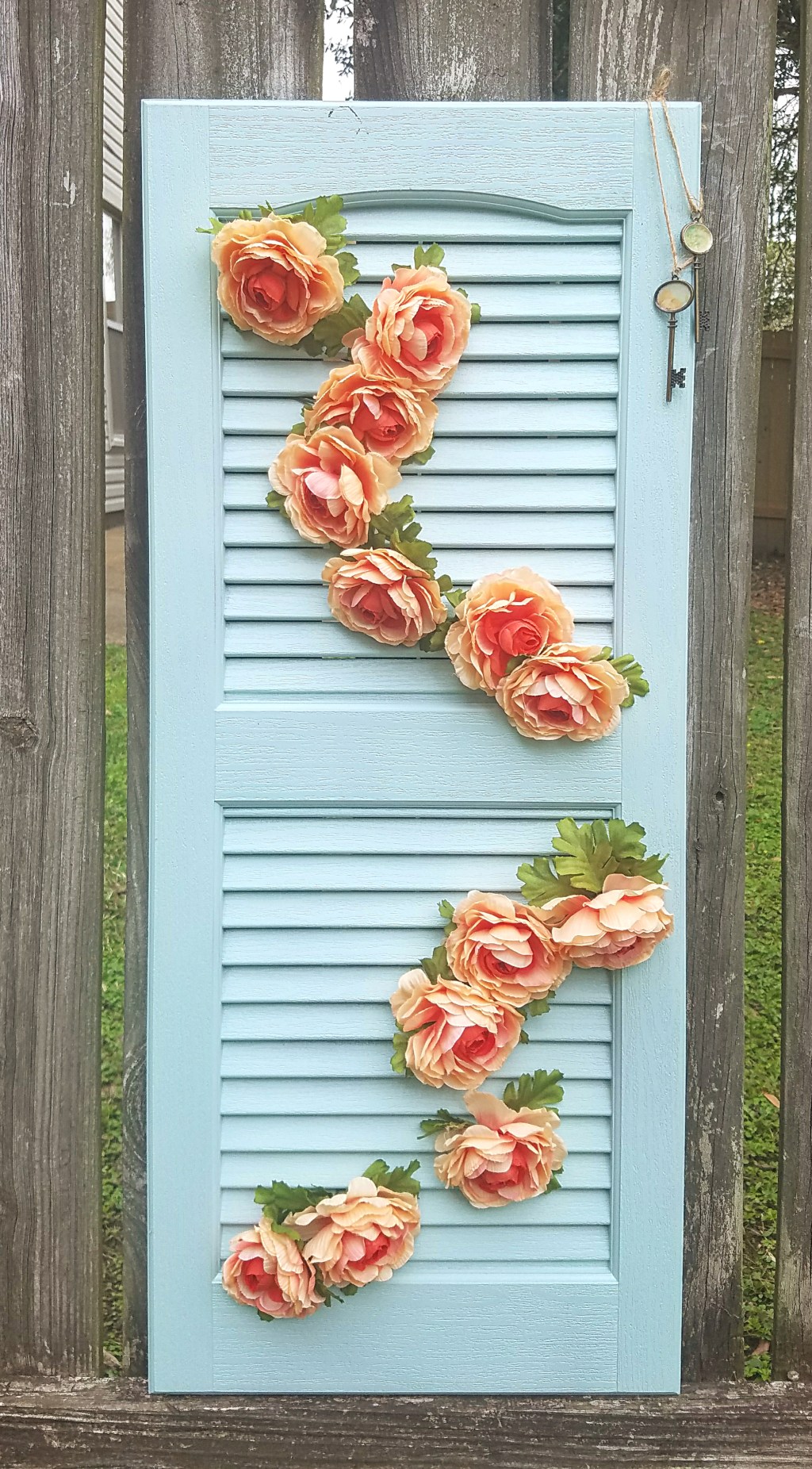 DIY Repurposed Shutter