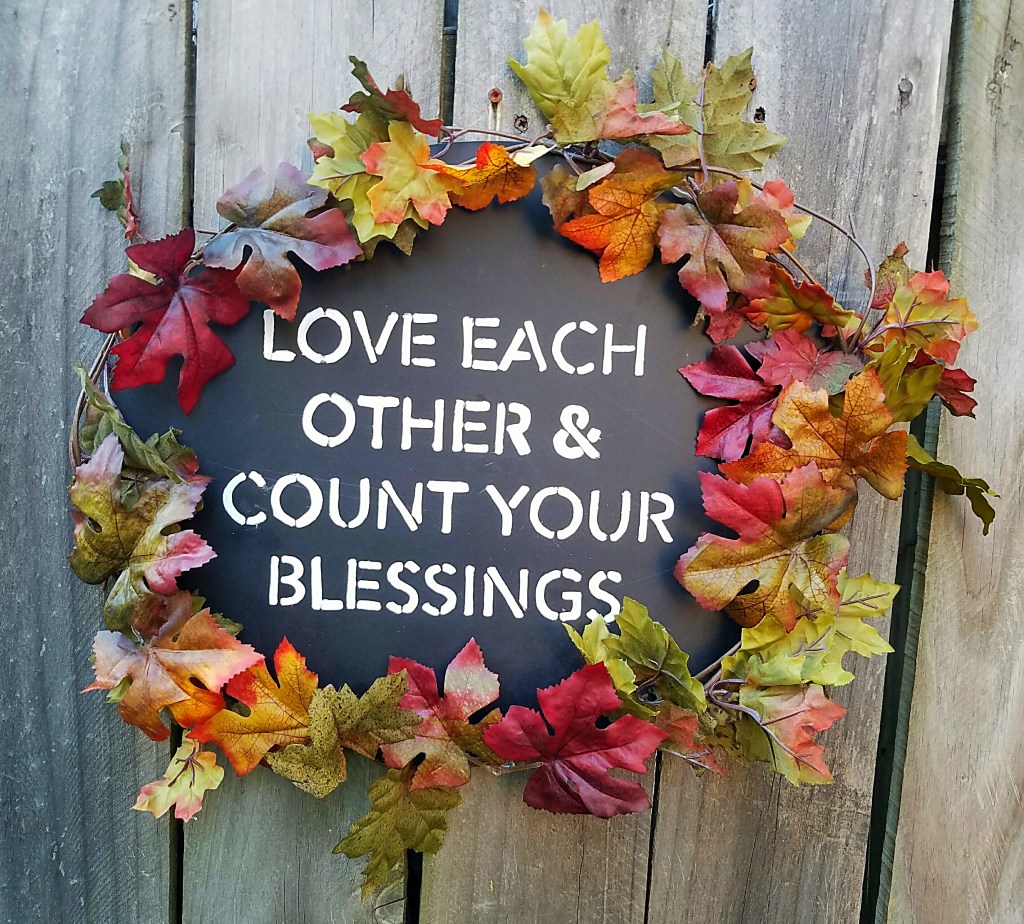 DIY Thanksgiving Sign