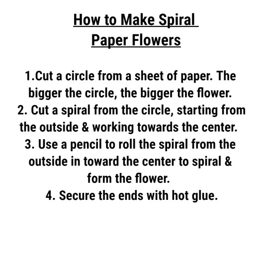 paper flower diy