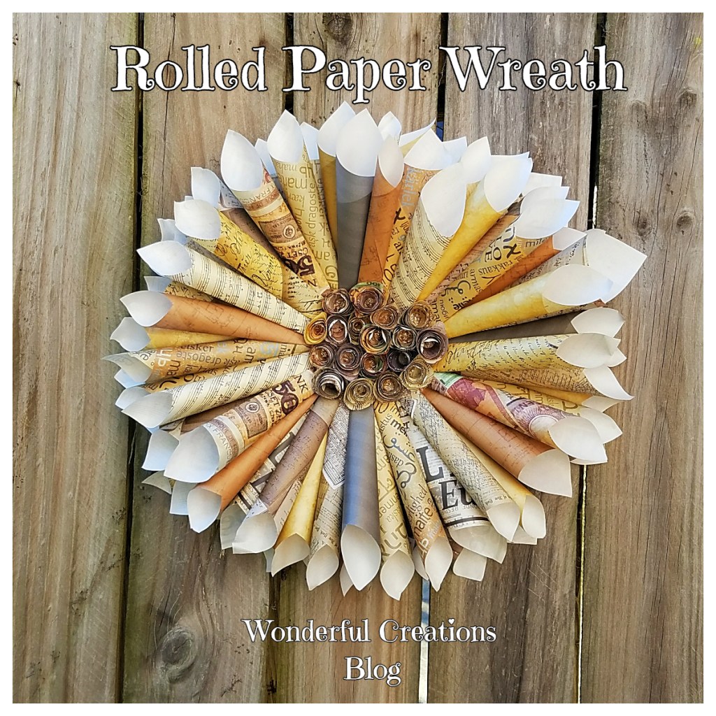 Rolled Paper Wreath