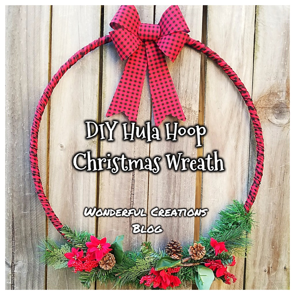 Hula Hoop Christmas&nbsp;Wreath