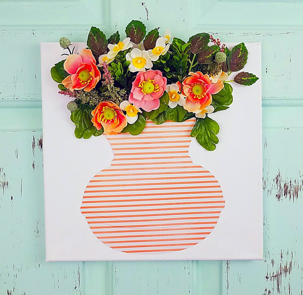 DIY Flower Canvas