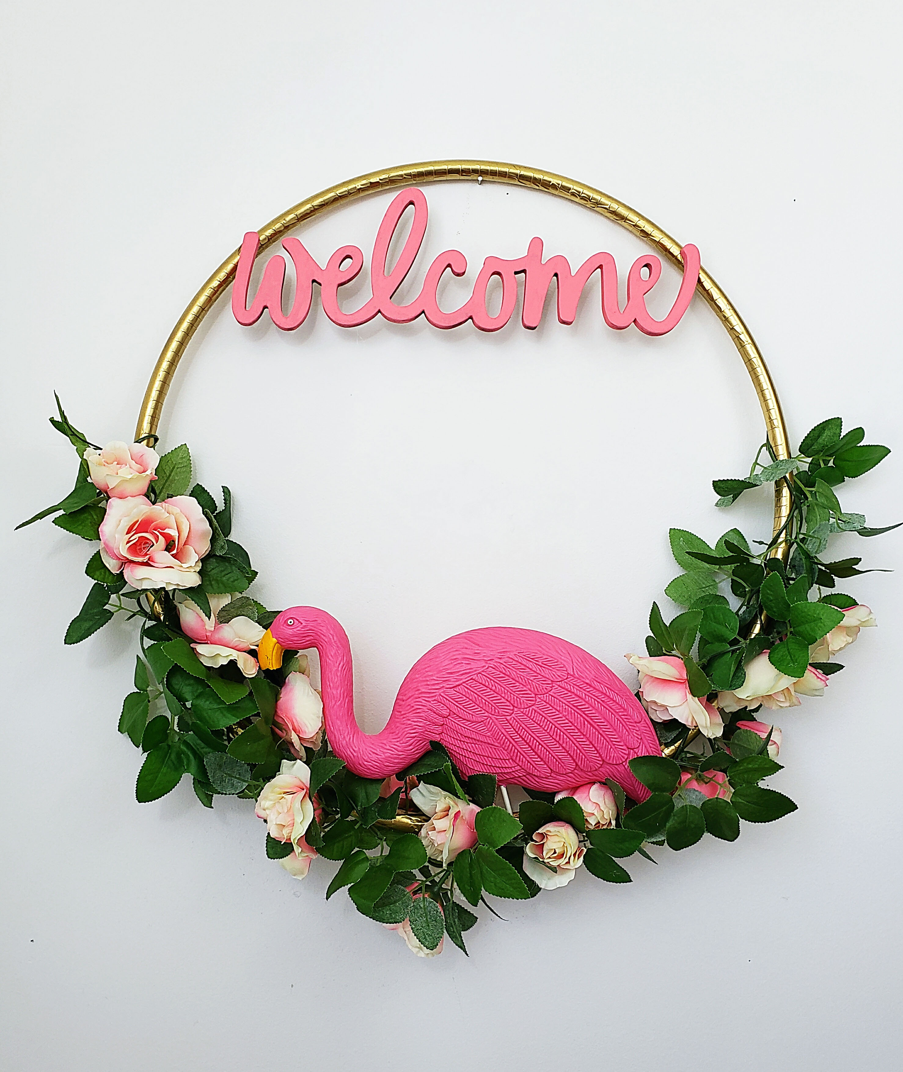 Flamingo Wreath