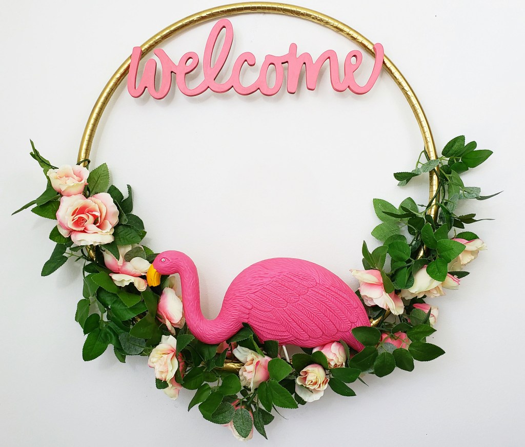 Flamingo Wreath
