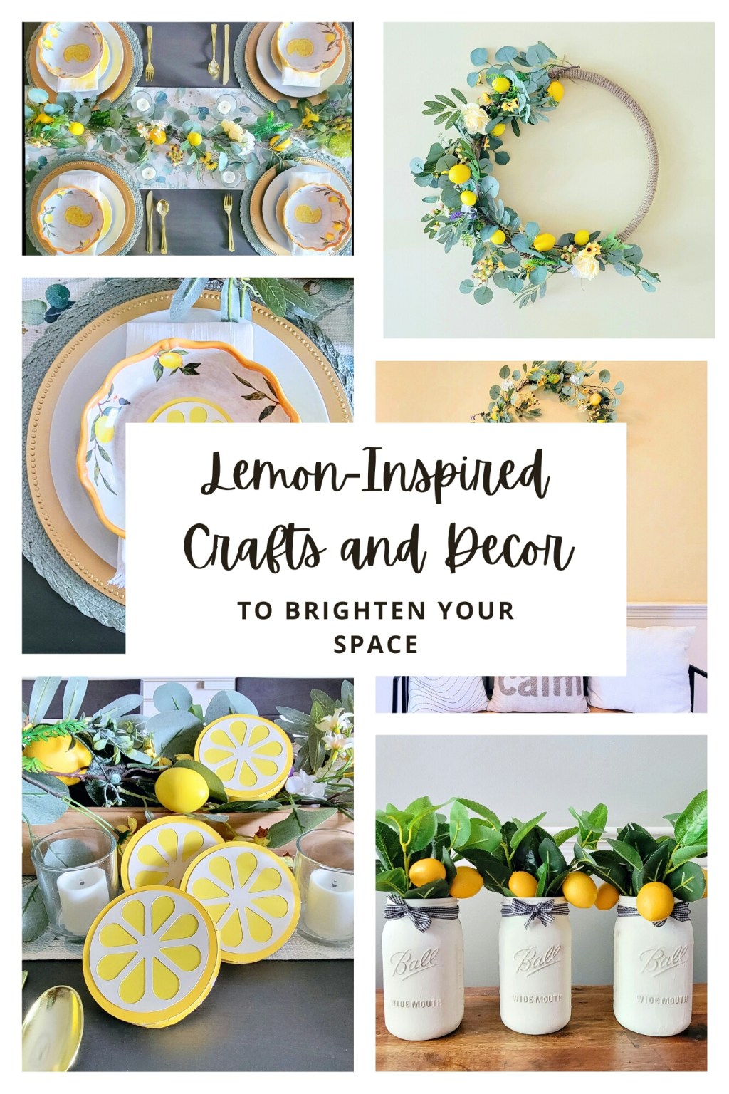 Lemon-Inspired Crafts and Decor to Brighten Your&nbsp;Space